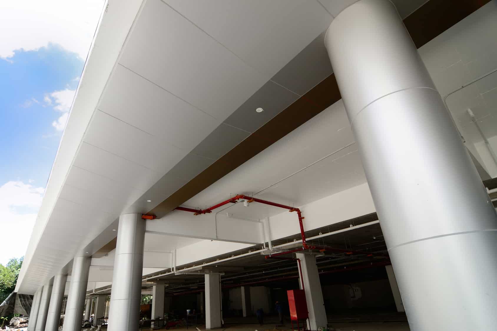 Aluminium Column Cladding - Superior Insulated Panels