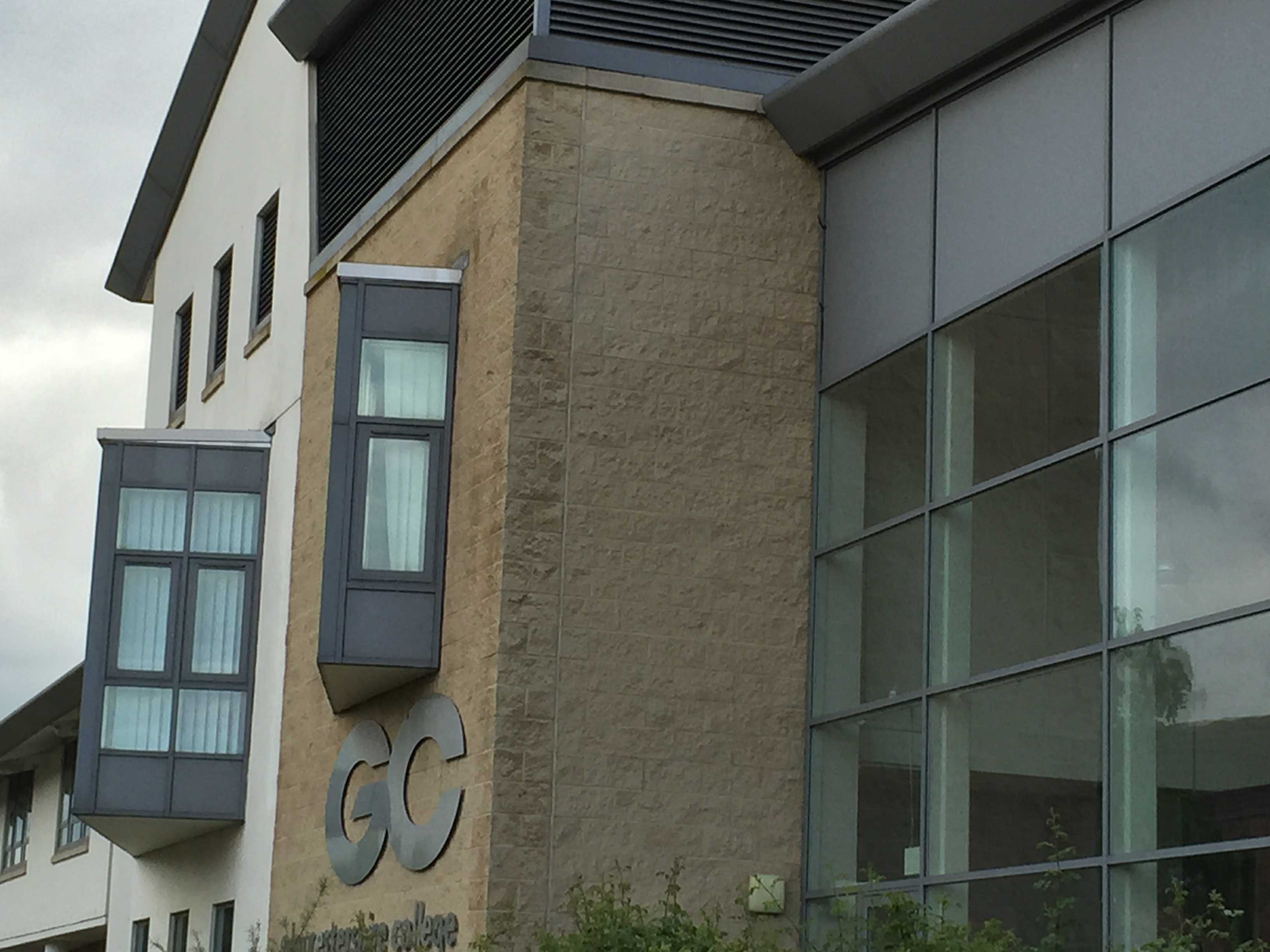 Commercial Aluminium Panels in a cheltenham university building