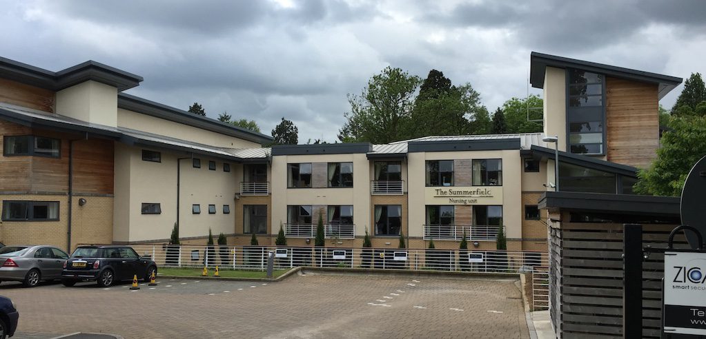 Red Cedar Panels in a cheltenham care home