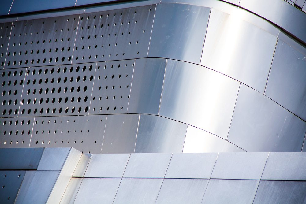 perforated types of aluminium louvres